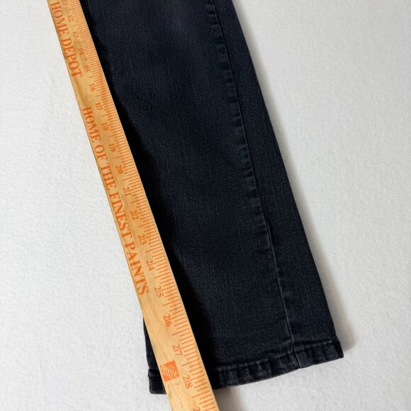 Calvin Klein Jeans Slim Straight Womens Size 16 Dark Wash Stretch Denim - Picture 9 of 14